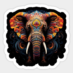 Emerging elephant Sticker